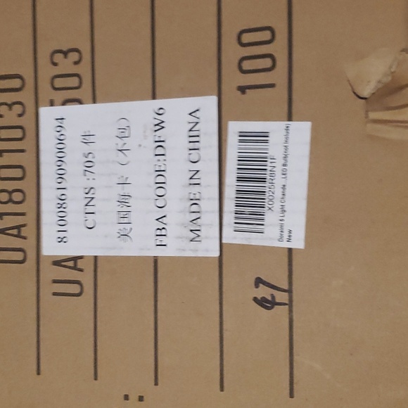 Doraimi 5 Light Chandelier with Brushed Nickel Finish - Picture 6 of 7